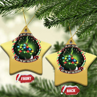 Funny Xmas Christmas Ornament Not The Gift You Wanted But The Gift You Deserve - Wonder Print Shop