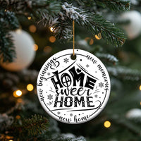 First Christmas New Home Christmas Ornament Home Sweet Home - Wonder Print Shop