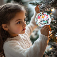 Xmas Teacher Christmas Ornament It Takes A Big Heart To Teach Little Minds - Wonder Print Shop