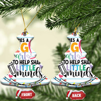 Xmas Teacher Christmas Ornament It Takes A Big Heart To Teach Little Minds - Wonder Print Shop