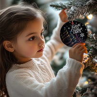 Funny Xmas Christmas Ornament My Favorite Color is Christmas Lights - Wonder Print Shop