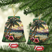 Beach Hibiscus Hawaii 2024 Christmas Ornament - Wonder Print Shop
