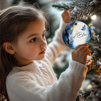 God Bless Christian Christmas Ornament - Wonder Print Shop