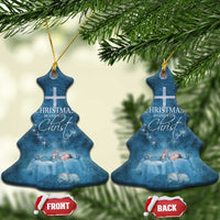 Christmas Begins With Christ Christmas Ornament - Wonder Print Shop