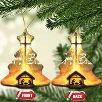 Nativity Christmas God Bless Christian Christmas Ornament - Wonder Print Shop