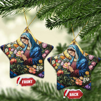 Maria Religion Christian Christmas Ornament - Wonder Print Shop