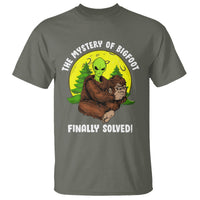 Mystery Of Bigfoot Alien Funny Real Sasquatch T Shirt - Wonder Print Shop