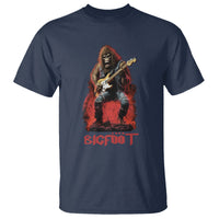 Bigfoot Rock N Roll T Shirt Funny Sasquatch Playing Electric Guitar - Wonder Print Shop