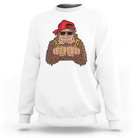 Funny Bigfoot Gangster Hip Hop Rock N Roll Sweatshirt - Wonder Print Shop