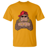 Funny Bigfoot Gangster Hip Hop Rock N Roll T Shirt - Wonder Print Shop