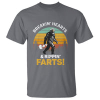 Funny Bigfoot T Shirt Breakin Hearts & Rippin Farts! Sasquatch - Wonder Print Shop