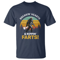 Funny Bigfoot T Shirt Breakin Hearts & Rippin Farts! Sasquatch - Wonder Print Shop