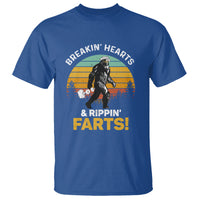 Funny Bigfoot T Shirt Breakin Hearts & Rippin Farts! Sasquatch - Wonder Print Shop