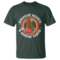 Bigfoot Breakin Hearts & Rippin Farts! Cute Sasquatch T Shirt - Wonder Print Shop