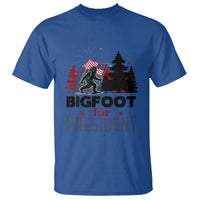 Bigfoot For President T Shirt Funny American USA Flag Sasquatch Election - Wonder Print Shop