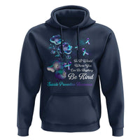 Suicide Prevention Be Kind Hoodie Elephant In A World Where You Can Be Anything - Wonder Print Shop