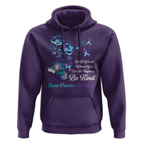 Suicide Prevention Be Kind Hoodie Elephant In A World Where You Can Be Anything - Wonder Print Shop