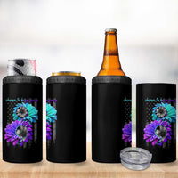 Choose To Keep Going Semicolon Suicide Prevention 4 in 1 Can Cooler Tumbler