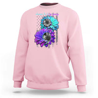 Choose To Keep Going Semicolon Suicide Prevention Sweatshirt - Wonder Print Shop