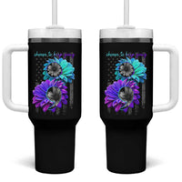 Choose To Keep Going Semicolon Suicide Prevention Tumbler With Handle
