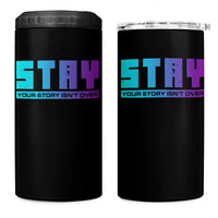 Suicide Prevention 4 in 1 Can Cooler Tumbler Stay Your Story Is Not Over Semicolon