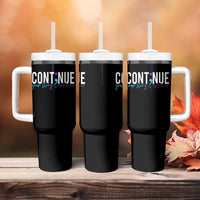Suicide Prevention Tumbler With Handle Continue Your Story Is Not Over Semicolon