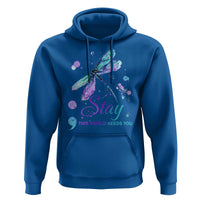 Suicide Prevention Stay Hoodie This World Needs You Semicolon Dragonflies - Wonder Print Shop