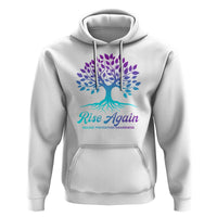 Suicide Prevention Rise Again Hoodie - Wonder Print Shop