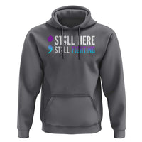 Still Here Still Fighting Semicolon Suicide Prevention Hoodie - Wonder Print Shop