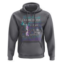 Loving Memory Hoodie I Wish I Could Climb Up To Heaven To Give My Mom A Big Hug - Wonder Print Shop