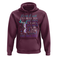 Loving Memory Hoodie I Wish I Could Climb Up To Heaven To Give My Mom A Big Hug - Wonder Print Shop