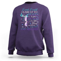 Loving Memory Sweatshirt I Wish I Could Climb Up To Heaven To Give My Mom A Big Hug - Wonder Print Shop