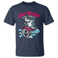 Shark Lover T Shirt Jaw Ready For This Riding Motorbike - Wonder Print Shop