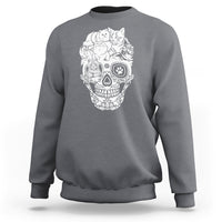Cat Lover Sweatshirt Cats Skull Skeleton Cute And Scary - Wonder Print Shop