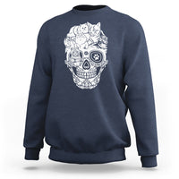 Cat Lover Sweatshirt Cats Skull Skeleton Cute And Scary - Wonder Print Shop
