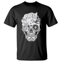 Cat Lover T Shirt Cats Skull Skeleton Cute And Scary - Wonder Print Shop