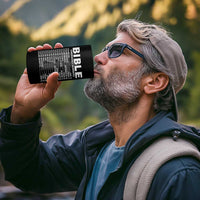 Christian 4 in 1 Can Cooler Tumbler Bible Emergency Number