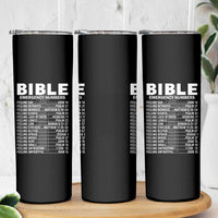 Christian Skinny Tumbler Bible Emergency Number