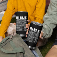 Christian Tumbler Cup Bible Emergency Number