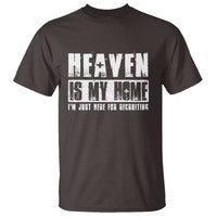 Funny Christian T Shirt Heaven Is My Home Religious Jesus - Wonder Print Shop