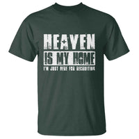 Funny Christian T Shirt Heaven Is My Home Religious Jesus - Wonder Print Shop