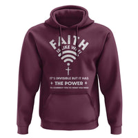 Funny Christian Hoodie Faith Is Like Wifi