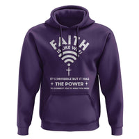 Funny Christian Hoodie Faith Is Like Wifi