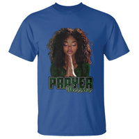 Prayer Warrior T Shirt Camo Black Woman Christian Pray - Wonder Print Shop
