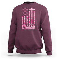 Prayer Warrior Sweatshirt Camo American Flag Christian Pray - Wonder Print Shop