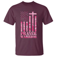 Prayer Warrior T Shirt Camo American Flag Christian Pray - Wonder Print Shop