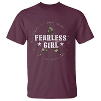 Fearless Girl Camouflage T Shirt - Wonder Print Shop