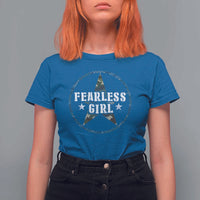 Fearless Girl Camouflage T Shirt For Women - Wonder Print Shop