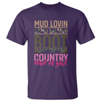 Country Girl T Shirt Mud Lovin Camo Wearin Boot Stomping - Wonder Print Shop