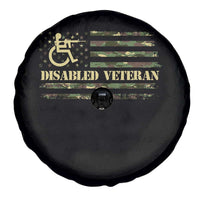 Disabled Veteran Spare Tire Cover Camouflage American Flag Patriotic Veterans Day
